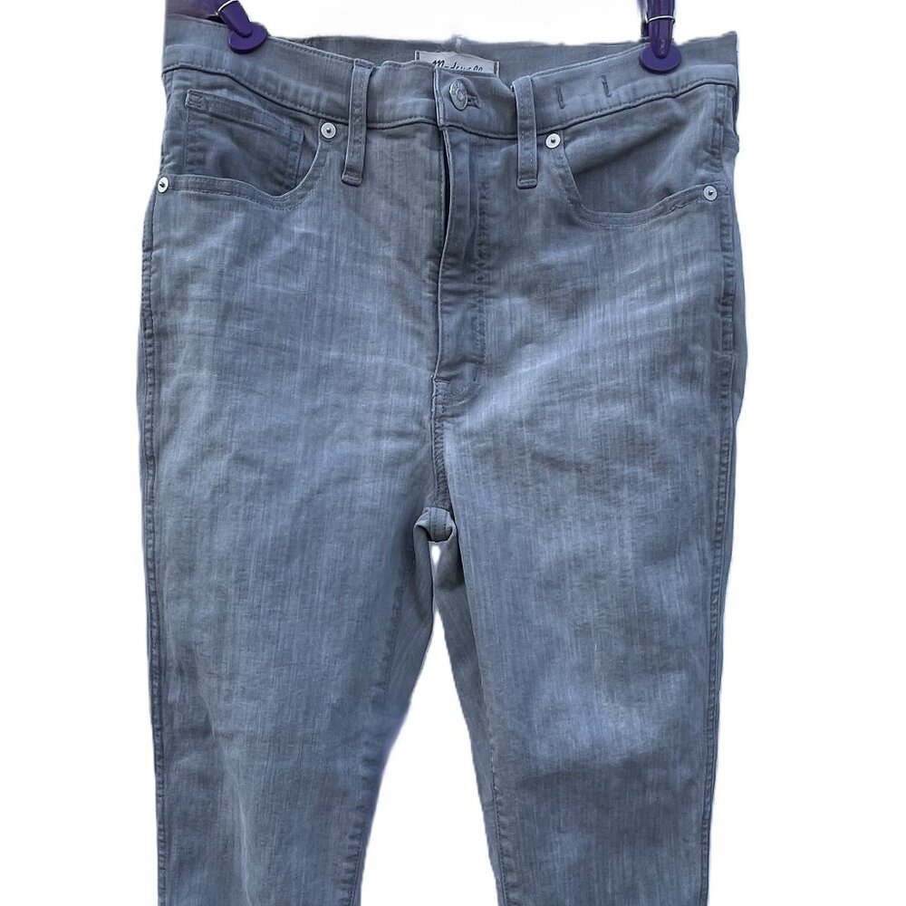 Madewell 10" High Rise Skinny Crop Womens 30 Faded Jeans